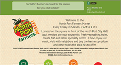 Desktop Screenshot of northportfarmersmarket.com